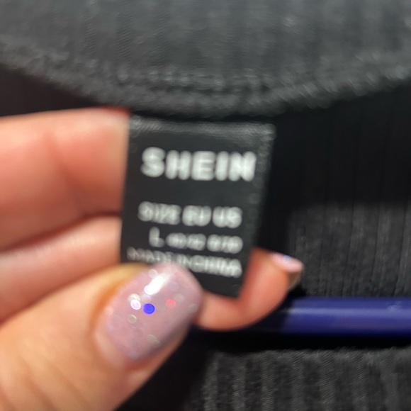 BOGO free - SHEIN Black Long Sleeve Blouse - Picture 4 of 5